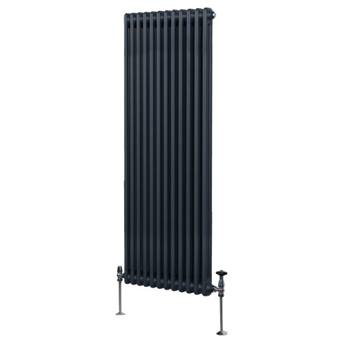 Παραδοσιακό καλοριφέρ 2 στηλών - 1800 x 562 mm - γκρι ανθρακί