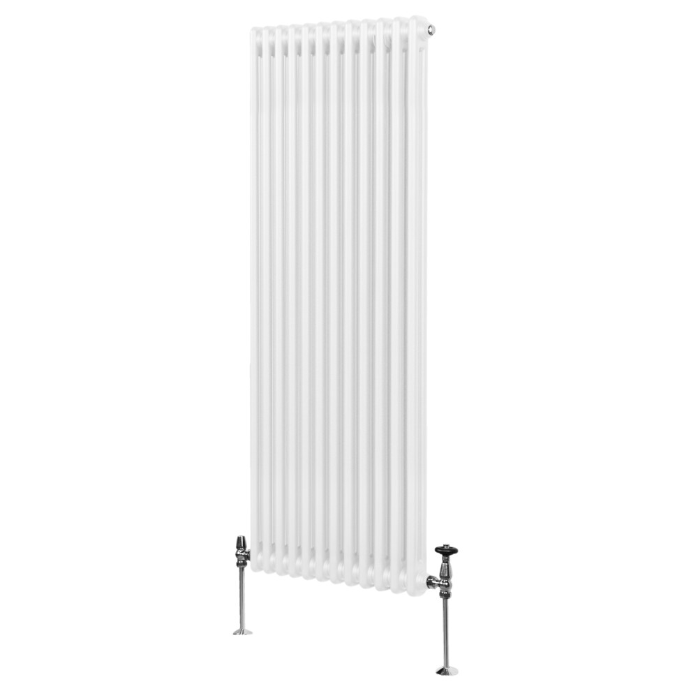 (1800mm X 562mm, White) Traditional 2 Column Radiator Heater