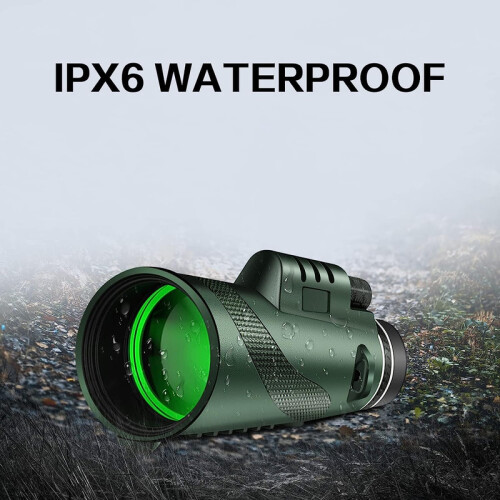 Monocular Adulto 80X100 Hd com Prisma Bak-4 1