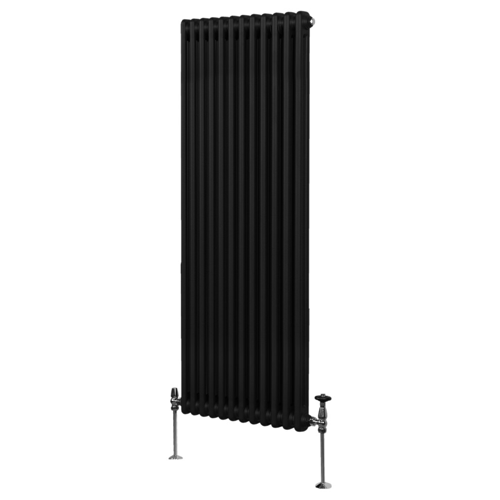 (1800Mm X 562Mm, Black) Traditional 2 Column Radiator Heater 5055986189480