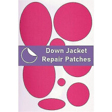 (Pink) Down Jacket Repair Pre-cut, Self-adhesive, Soft, Waterproof