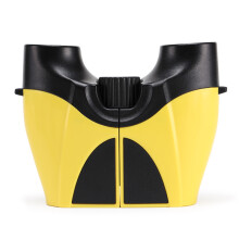 Jumelles pour enfants et adolescents 10 x 22, résistantes aux chocs, haute résolution, jaunes
