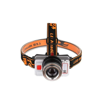 Headlamp LED Headlamp Rechargeable Headlight Zoomable Focus Lamp Waterproof Torch Flashlight Fishing Head Lantern,Headlamp for Camping(Black)