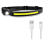 Head Torch, Headlight Rechargeable Headlamp 8 Lighting Modes with Motion Sensor Lightweight Headlight Flashlight Bright Headlamp Torch(Black) 1