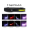 Head Torch, Headlight Rechargeable Headlamp 8 Lighting Modes with Motion Sensor Lightweight Headlight Flashlight Bright Headlamp Torch(Black) 5