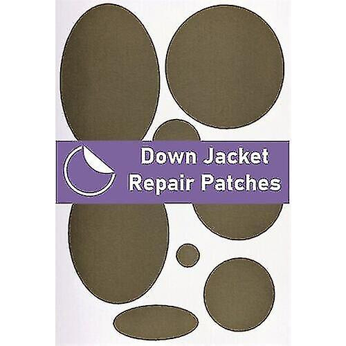 (Olive Green) Down Jacket Repair  Pre-cut, Self-adhesive, Soft, Waterproof