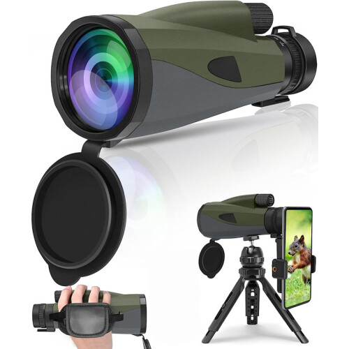 Monocular  10-30X60 com Prisma Bak4 e Lente Fmc