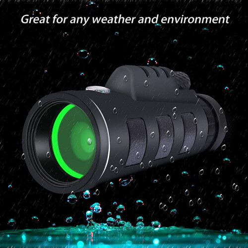 Monocular  40X60 Adequado para Caminhadas Preto 2