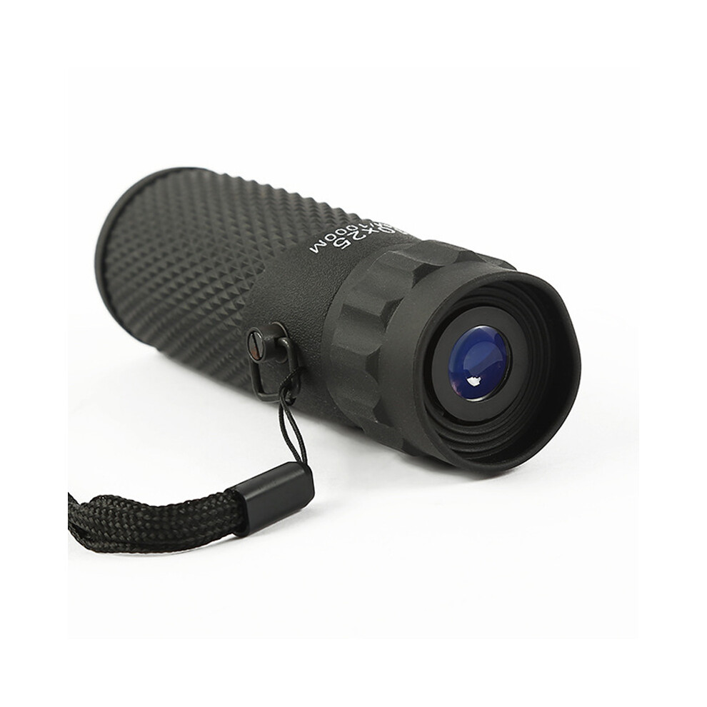 Chronus 10X25 Spotting Telescope, Bak4 Prism, Weatherproof Pocket Telescope, Black 9331562968455