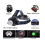 Head Torch, Headlamp,USB Rechargeable LED Head Lamp,USB Headlight with 3 Modes Torch Lamp(Black) 2