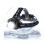 Head Torch, Headlamp,USB Rechargeable LED Head Lamp,USB Headlight with 3 Modes Torch Lamp(Black) 1