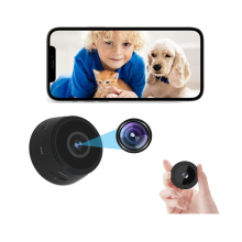 Chronus Mini Spy Camera Wireless Camera 1080P Full HD with Audio and Video 2023 Hidden Camera Detector Baby Monitor Security Surveillance Cam(Black)