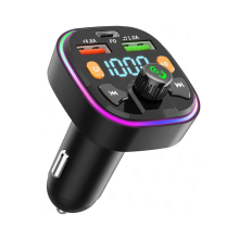 Adaptér Bluetooth 5.0 do auta Adaptér rádia FM vysielača Sada do auta Adaptér nabíjačky do auta