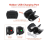 LED Headlamp, Bright Hard Hat Head Lamp, USB Rechargeable Waterproof Flashlight(Black) 4