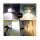 Head Torch Led Rechargeable Super Bright Headlamp with 2 Light Modes LED Headlight Flashlight(Black) 3