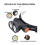 Head Torch Led Rechargeable Super Bright Headlamp with 2 Light Modes LED Headlight Flashlight(Black) 2