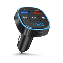 Adaptateur audio pour autoradio Bluetooth 5.0, lecteur MP3, chargeur de voiture, prise en charge des appels mains libres
