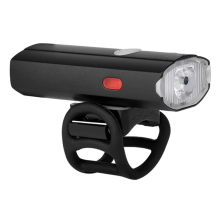 Bike Handlebar Light Bicycle Helmet Light Rechargeable Bike Front Light USB Charging Lamp Bike Handlebar Lamp(Black)