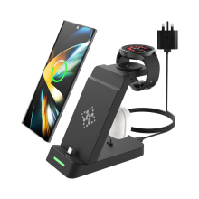 3 in 1 Charger for Galaxy S23/S22/S21/S20/S10/Note20/Z Fold 5/Z Flip4 /Flip5/Fold4/Galaxy(Black)