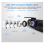Webcam 1080P avec microphone et cache de confidentialité avec trépied noir 4