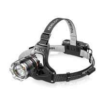 LED Headlight with Red Warning Light Motion Sensor,5200mAh USB Rechargeable Waterproof Adjustable Headlamp(Black)