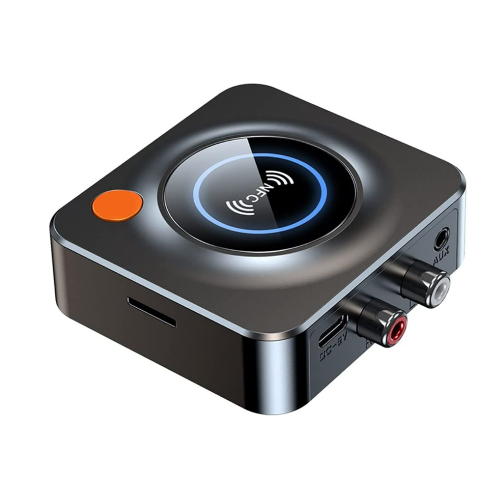 Chronus Bluetooth 5.1 Receiver, Nfc/Tf/Aux/Rca, Low Latency, Black 9331562949539