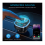 Dual-Port Car FM Transmitter - Fast Charge & Bluetooth 5.0 Hands-Free 3
