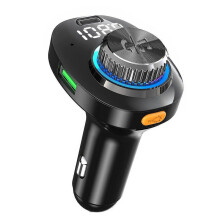 Transmetteur FM Bluetooth avec double chargement USB, appels mains libres et compatibilité universelle avec les smartphones (précommande)