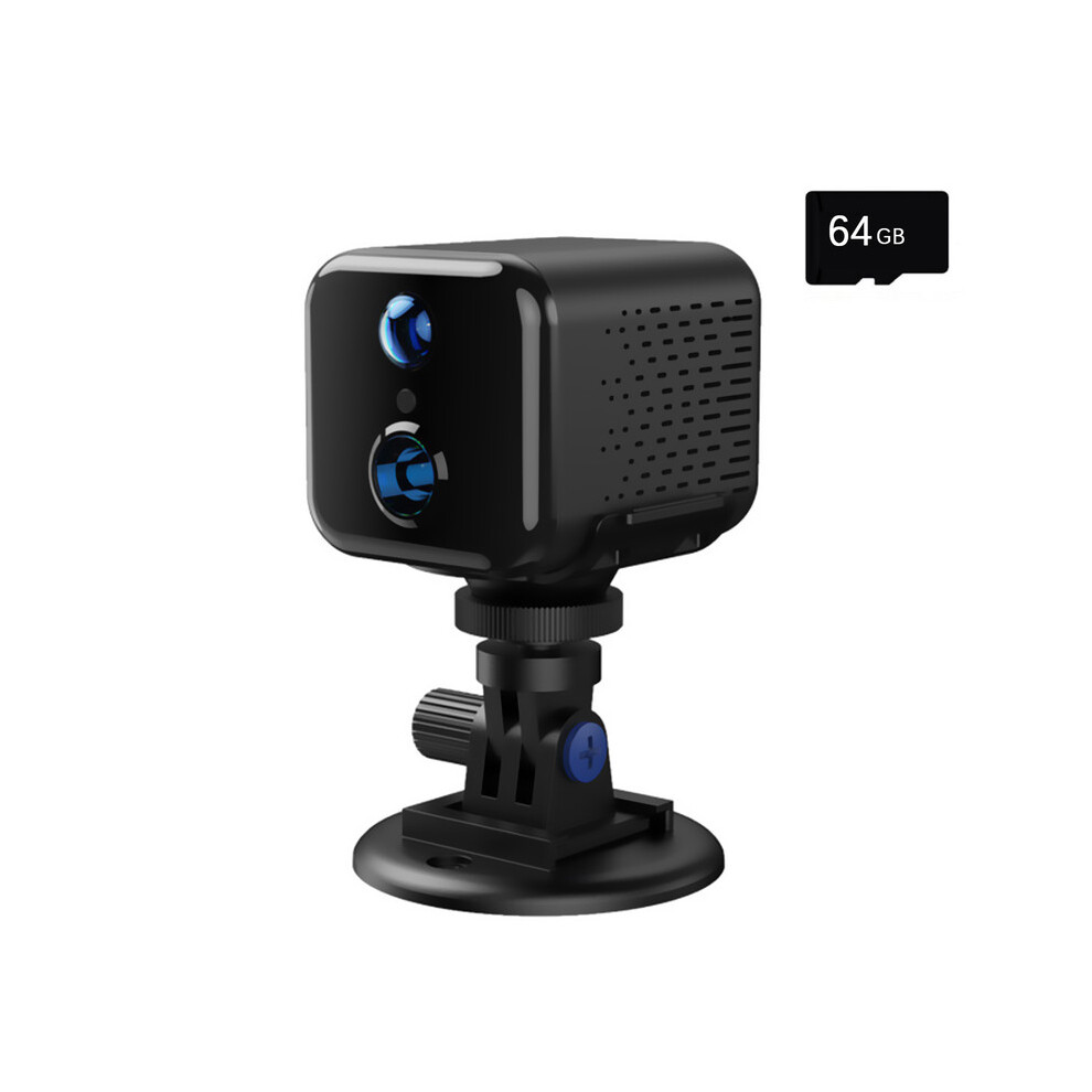 Caméra intelligente sans fil H19 Plus avec carte mémoire de 64 Go