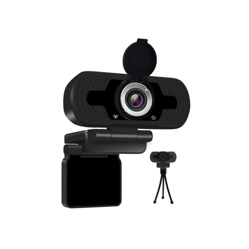 Chronus Webcam Hd 1080P, Webcam With Microphone, Usb Desktop Laptop Camera With 110 Degree Widescreen,Stream Webcam For Calling(Black) Black 9331562970434