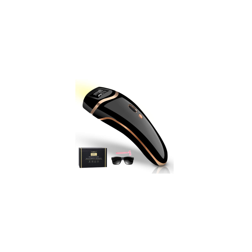 Chronus Ipl Hair Remover, 999K Flashes Long-Term Results (Black)