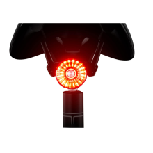 Smart Bike Tail Light,Brake Sensing Bicycle Lights,5 Lighting Modes, Type-C Rechargeable Bike Tailights,IPX65 Waterproof Rear Lights(Black)