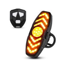 Bike Tail Light, Rear Bike Light Powerful LED USB Rechargeable, Ultra Bright Sport Bicycle Taillight Fits for Cycling Helmet Backpack(Black)