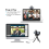 4K Webcam with Microphone Streaming Web Camera for PC,Laptop,Mac,Privacy Cover Video Calling Webcam(Black) 3