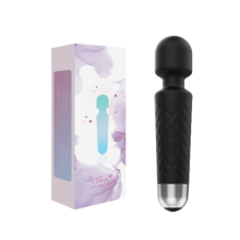 Chronus Rechargeable Personal Massager for Women -20 Patterns & 8 Speeds -G-Spot Vibrator Clit (Black)