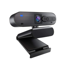 Webcam HD avec microphone pour PC 1080P, couvercle coulissant, USB, Web avec clip pour jeux et streaming