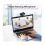 Webcam 2K avec microphone pour PC et ordinateur portable USB avec cache de confidentialité Plug and Play Noir 2
