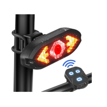 Svetlá na bicykel USB dobíjacie zadné svetlo Cyklistické bezpečnostné výstražné svetlá na bicykli pre indikátor