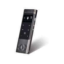 Profesionálny hlasom aktivovaný digitálny audio rekordér USB pero Nahrávanie MP3 s potlačením hluku Čierna
