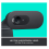 HD Webcam - Streaming Webcam, 720p HD External USB Camera for Desktop or Laptop with Long-Range Microphone, Compatible with PC or Mac - Grey(Black) 3