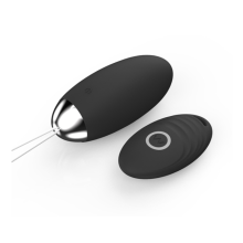 Vibrador CHRONUS CR_0418wqh15 - Controlo Remoto (Preto)
