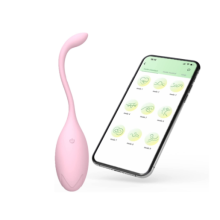Vibradores Femininos com Controle de APP - 9 modos, silicone ? prova d'?gua, prazer personalizado (Rosa).