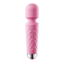 Vibradores Potentes com 8 Velocidades - 20 modos de vibra??o, USB recarreg?vel, para estimula??o clitoriana intensa (Rosa).