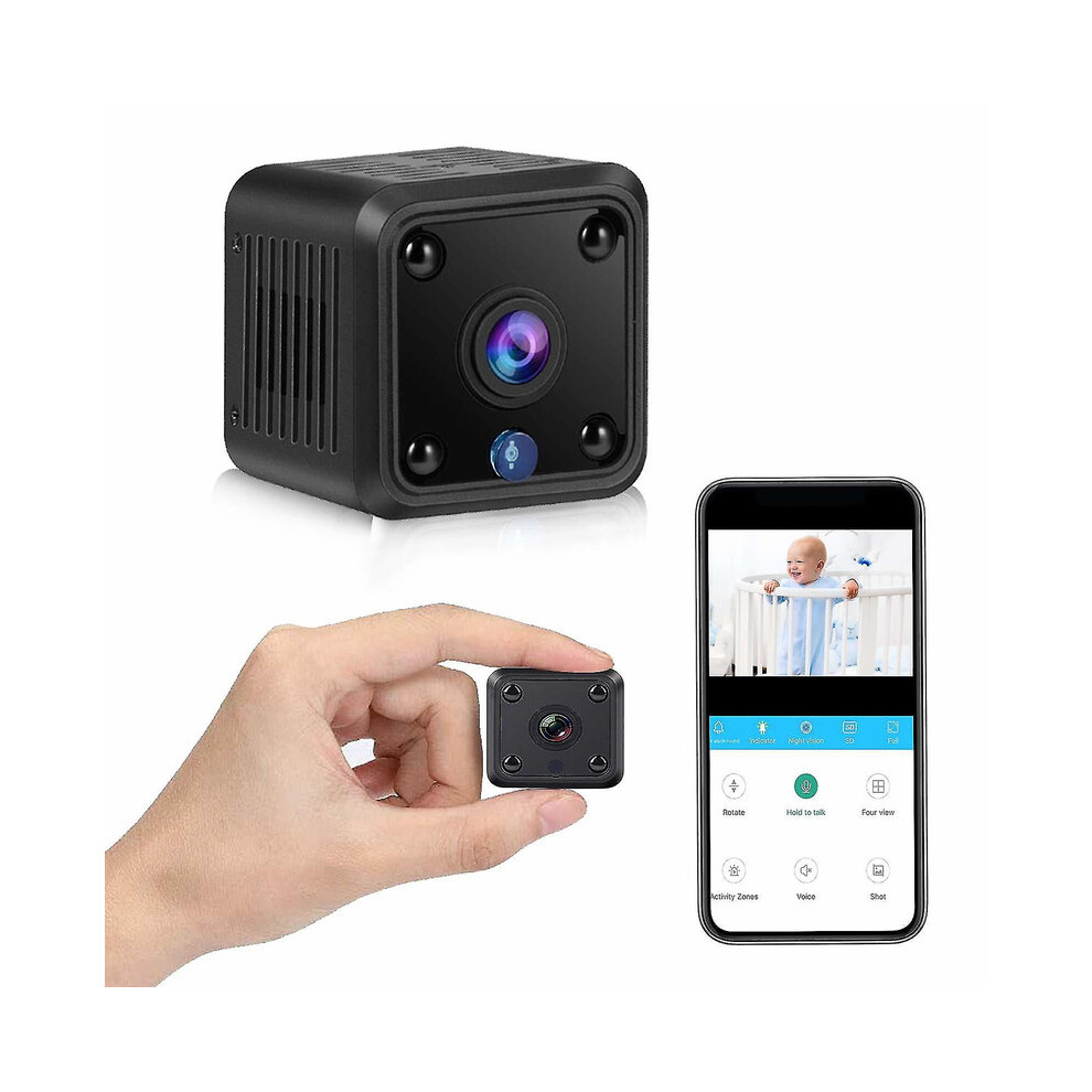 Chronus Security Camera Wireless Home Secret Nanny Cam, Motion Detection Alert Audio(Black) 9331525402439