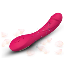 Vibradores Femininos Dildo Sexual com 15 Modos - Brinquedos sexuais recarreg?veis com 15 intensidades (Vermelho).
