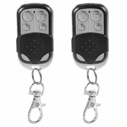4 Pack Universal Electric Garage Door Remote Control 433mhz Replacement Key Fob 2