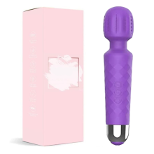 Chronus Wireless Massager - Poderoso massageador de m?o, varinha port?til, para relaxamento muscular profundo em qualquer lugar (Roxo).