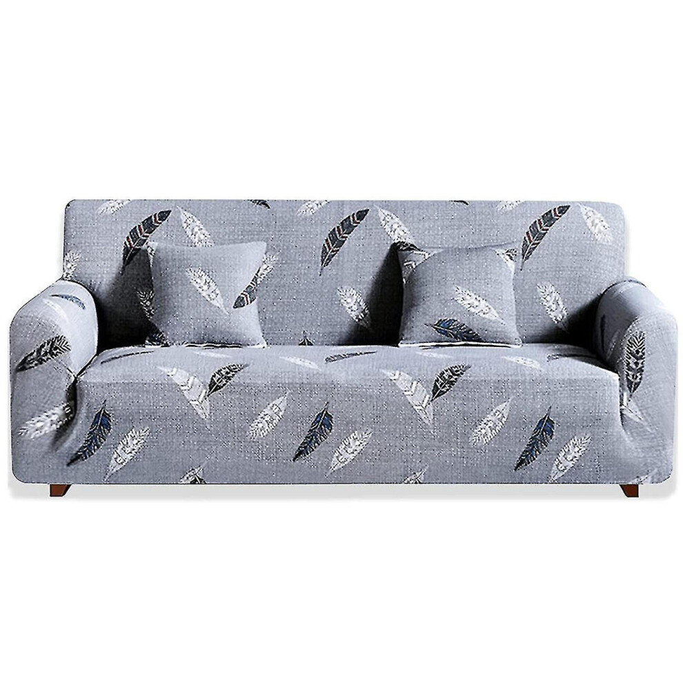 Chronus 2 Seater Stretch Sofa Cover, Elastic Fabric Printed Pattern Chair Loveseat Couch Settee Sofa Covers Universal Fitted Furniture Cover Protector