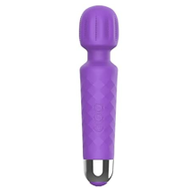 Vibrador Chronus Massagem Wand - Massageador de varinha sem fio, ideal para relaxamento e al?vio de tens?es musculares (Roxo).