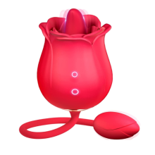Vibrador de Bala de Estimula??o de Lamber a L?ngua para Ela, Estimulador de Clit?ris e Vibrador de Ponto G, 9 Modos